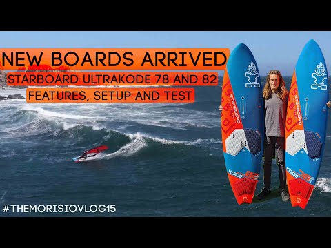 NEW BOARDS ARRIVED - Starboard UltraKode 82 and 78 - Features, Setup and Test - #TheMorisioVLOG15