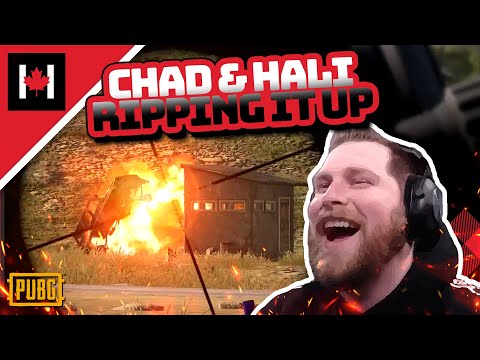 Hali Loves a CRAZY Erangel Game! feat. chad - PUBG Dous Gameplay