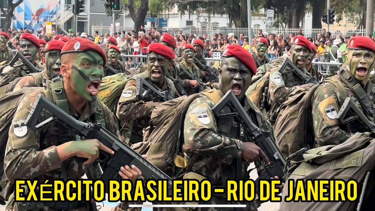 Desfile de 7 de Setembro com o EXÉRCITO em homenagem aos 202 anos de Independência do Brasil 🇧🇷
