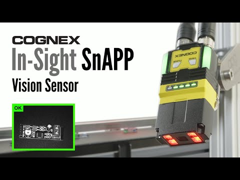 Cognex annonce le lancement du capteur de vision In-Sight SnAPP