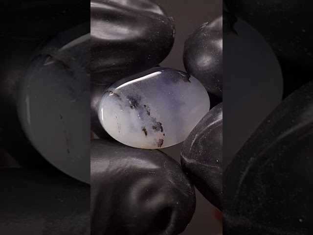 حجر عقيق شجري طبيعي