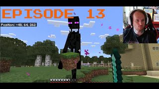 AliJay's Minecraft Adventure: Episode 13; Mining,  Obsidian and Endermen.