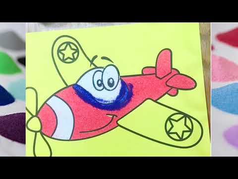 sand picture planes - The Wheels On The Bus - Humpty Dumpty - Ten in a Bed