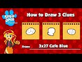 Blue S Clues And Sunset Shimmer HTD 3 Clues From 3x27 Cafe Blue