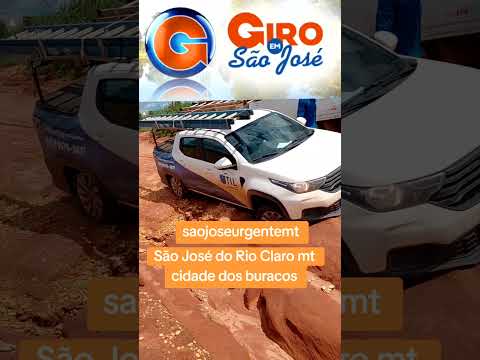 Calamidade pública nas  ruas de São José do Rio Claro mt