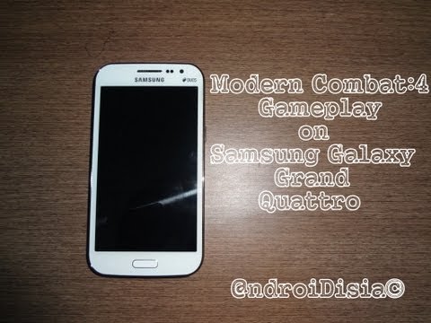 Modern Combat 4(MC4) Gameplay On Galaxy Grand Quattro i8552!Feat;Meltdown update