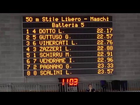 50  SL  - Maschi- Aprile 2016 - 5 Serie Qualifiche