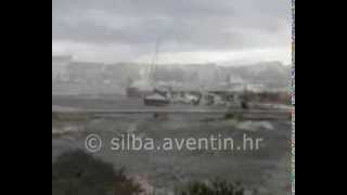 preview picture of video 'Storm bora on island Silba'
