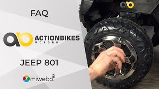 Jeep 801 Kinder Elektroauto FAQ Video | Hilfe, Tipps, Tricks, Fragen & Antworten 2022 🔧