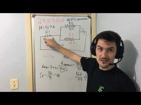 Circuitos 1 - 03 - Resistência, Tensão e Corrente em associação Mista