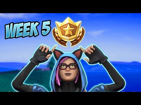 Fortnite | SEASON 8, WEEK 5 *Secret* Battle Star Location! (Free Tier) - Fortnite Battle Royale
