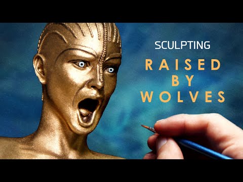 Sculpting Realistic Mother Sculpture Timelapse - Raised by Wolves