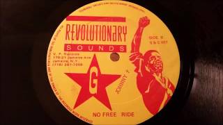 Johnny P - No Free Ride - Revolutionary Sounds 12" w/ Version