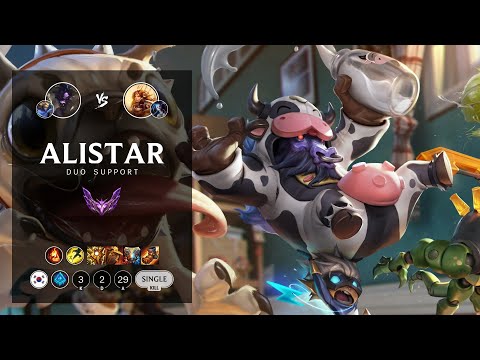 Alistar Support vs Leona - KR Master Patch 12.7