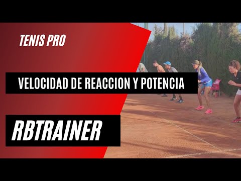 Entrenamiento tenis potencia velocidad reacción