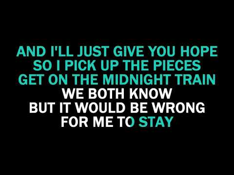 Midnight Train karaoke Sam Smith