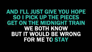 Midnight Train karaoke Sam Smith