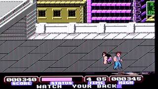 Double Dragon IV (Target: Renegade reskin) on Famicom / Famiclone (Scorpion 8).