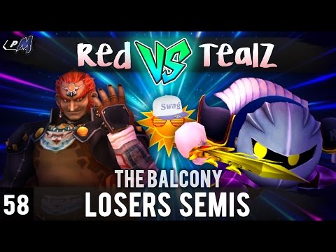 PM @ the Balcony 58 - Losers Semis ft. Red Ranger (Ganondorf) VS BCB|Tealz (Metaknight)