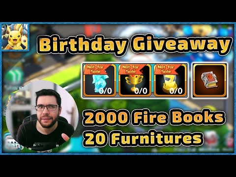2000 Fire Book Birthday Giveaway - August 2023 - Pokeland Legends
