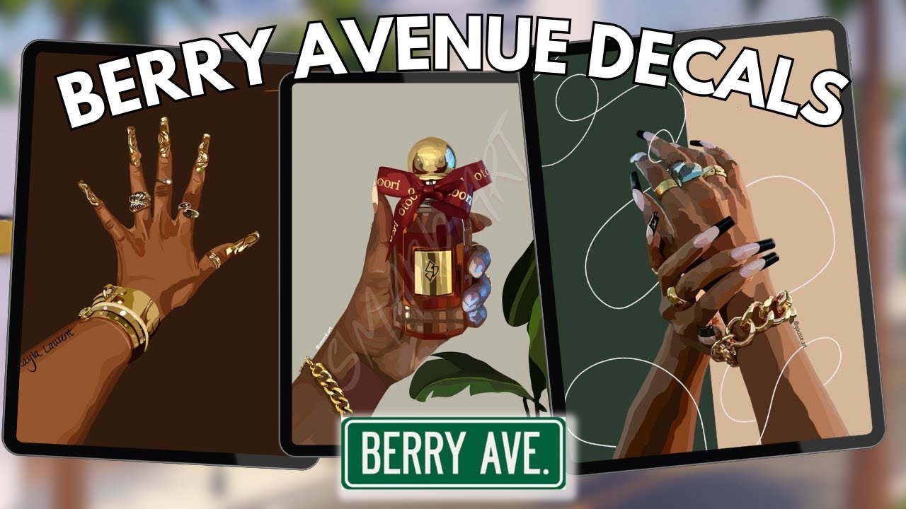 BERRY AVENUE DECAL CODES
