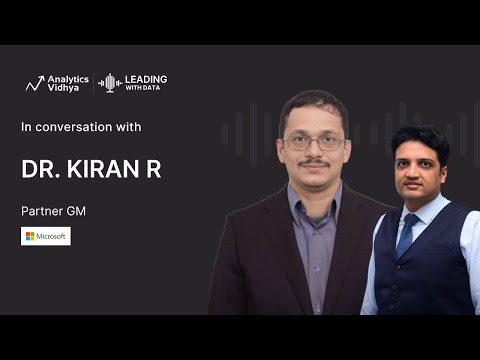 Dr. Kiran R on Data Science & Innovation | Leading with Data 33