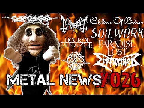 SOILWORK, CARCASS, SODOM, DISMEMBER | METAL NEWS #026 | Новости метал-музыки | Ноябрь'19