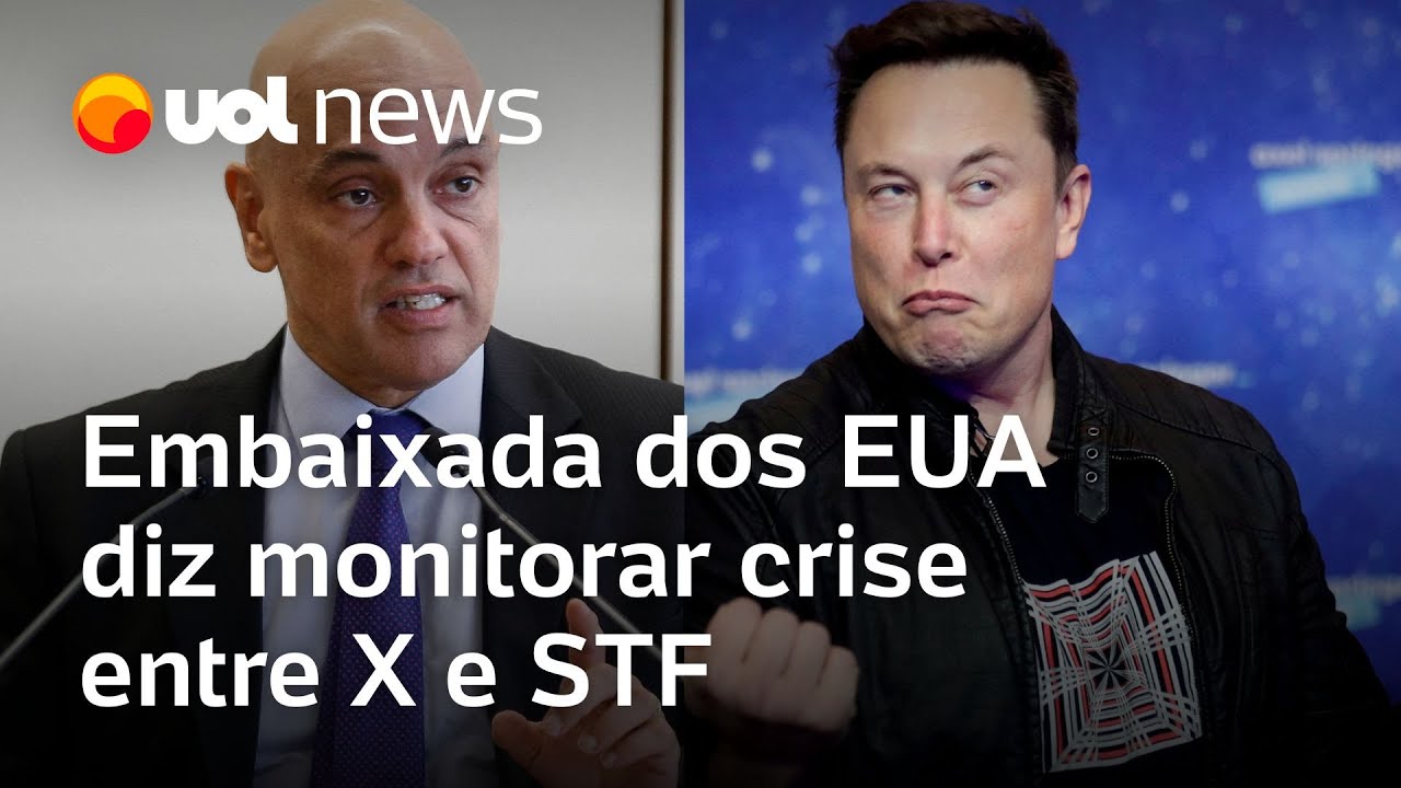 Embaixada dos EUA diz monitorar crise entre X e STF e cita liberdade de expressão