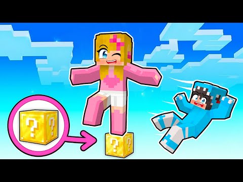 MINECRAFT, ALI PREŽIVLJAVAMO NA JEDNOM LUCKY BLOKU!