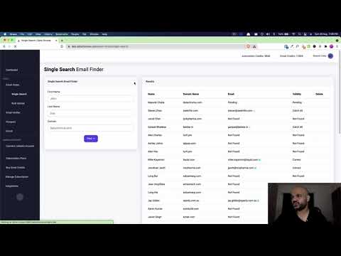 How find emails using person's name and company website - Single Email Finder Guide