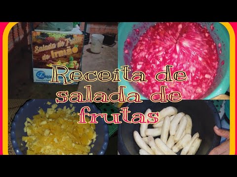 Receita de salada de frutas|| fácil e gostosa