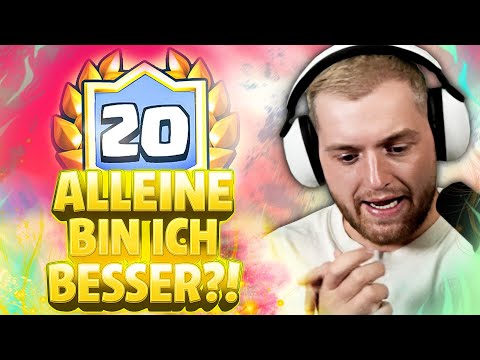 🥳💪🏻 Ich BIN der BESTE SPIELER der WELT?!!! | SOLO 20 Siege Challenge Clash Royale