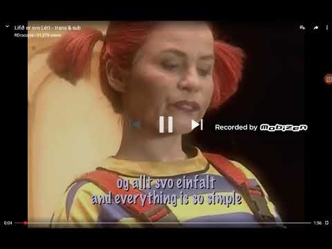 Lífið er svo létt but it won't stop pausing