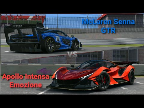 Real Racing 3: Apollo Intensa Emozione vs McLaren Senna GTR Drag Race || Lap Time || Acceleration
