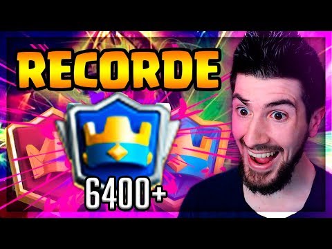 TOP GLOBAL BATENDO RECORDE NO CLASH ROYALE!