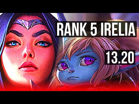 IRELIA vs POPPY (TOP) | Rank 5 Irelia, 5/1/5 | TR Challenger | 13.20