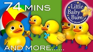 Five Little Ducks | Plus Lots More Nursery Rhymes | 74 Minutes Compilation from LittleBabyBum!