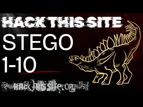 Hack This Site: Steganography Mission Levels 1-10