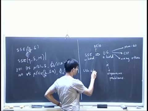 Reductions Between Expansion Problems - Madhur Tulsiani