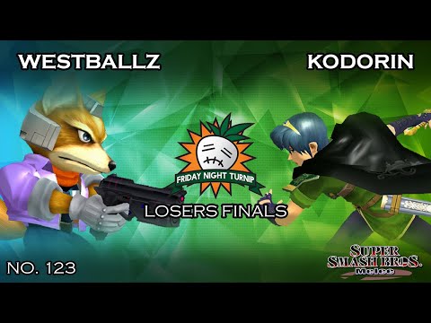FNT #123 - Westballz (Fox / Falco) VS KoDoRiN (Marth) - SSBM - Losers Finals