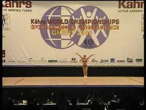 Olga Cardoso Sportaerobics 2005 FISAF Ind.Ferm.Brasil Olga Cardoso