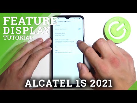 How to Find and Manage Display Settings in Alcatel 1S 2021?