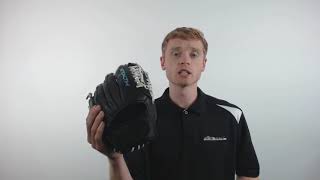Video thumbnail: Easton Stealth Pro 12" Fastpitch Softball Glove: STFP1200BKWH
