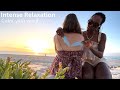 ASMR INTENSE RELAXATION BACK Scratch At The Beach MASSAGE Brushing Hair MEDITATION