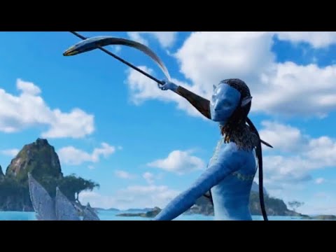 Avatar 2 deleted scenes - Neytiri spearfish