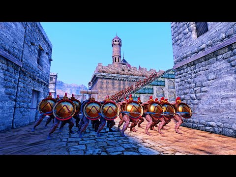 Immortal ARMY vs Spartan Guards - Ultimate Epic Battle Simulator UEBS
