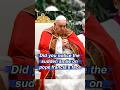 Did you notice the sudden smile on pope francis's face? .#pope #vatican #news#popefrancis#usa #fyp