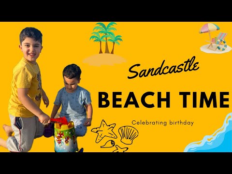 Birthday party on beach