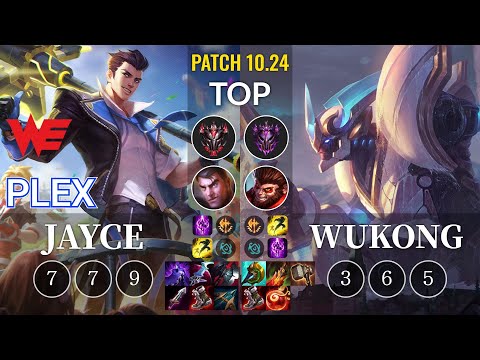 WE Plex Jayce vs Wukong Top - KR Patch 10.24