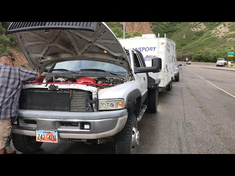 2nd Gen Cummins 24V Pulls 22,540 lbs up Rockies | DPS Sequential Turbo Kit keeps EGTs below 1190 F.